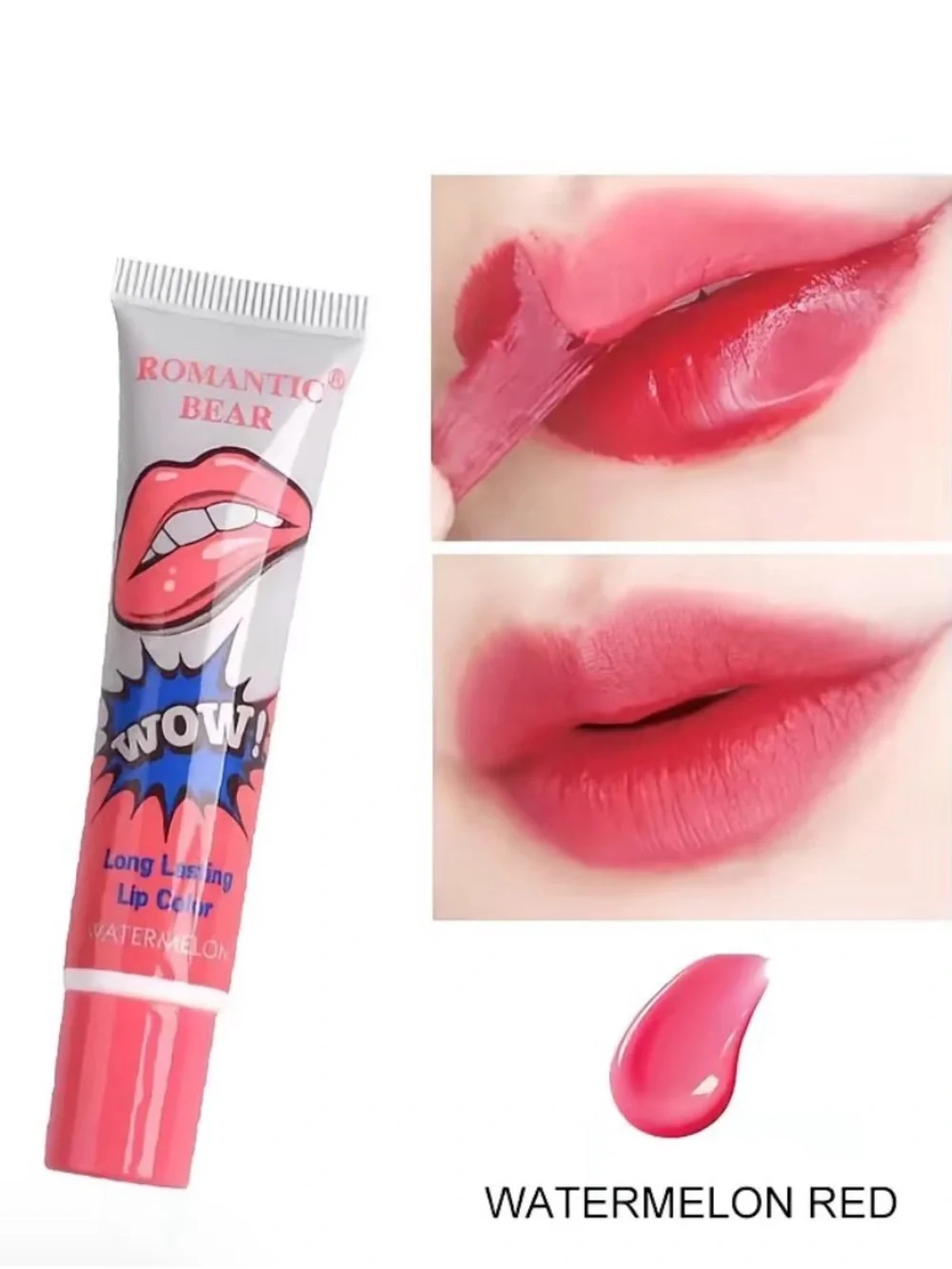 WOW! Long-Lasting Lip Color — Pink, Hot Pink, Orange, Red Shades